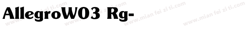 AllegroW03 Rg字体转换